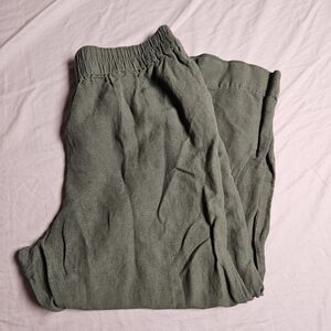 Madewell Olive Green Cropped Pants
